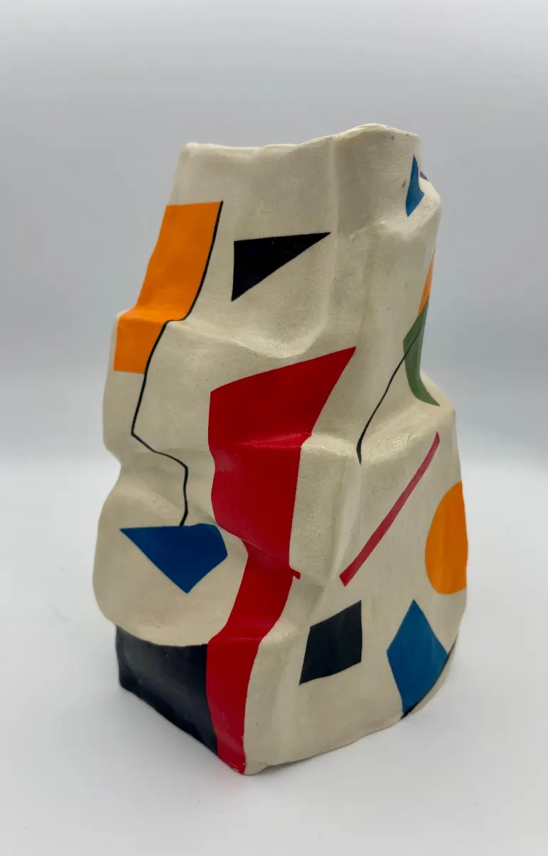Vase “ Echoes of Kandinsky”