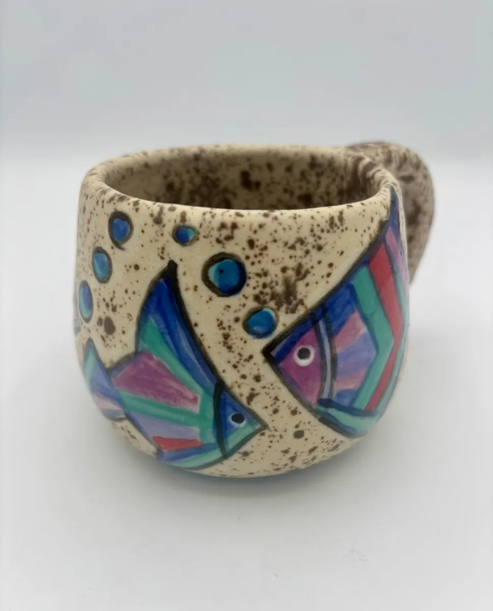 Stoneware fishes bluy